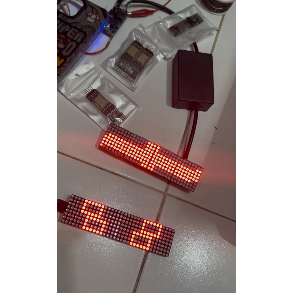 modul running text,stoplamp motor