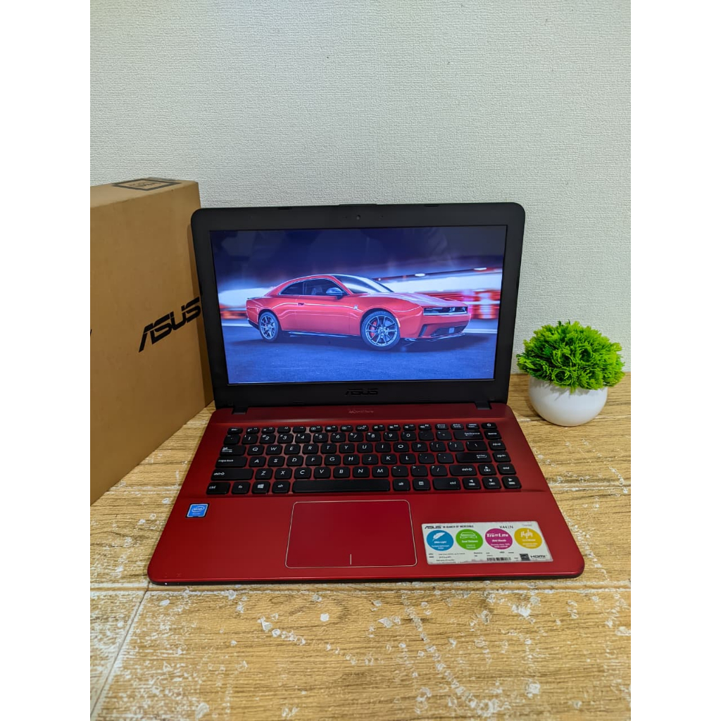 TEBUS MURAH LAPTOP 1 JUTAAN ASUS VIVOBOOK X441N N3350 RAM 4GB HDD 500GB LAYAR 14"HD SLIM GARANSI