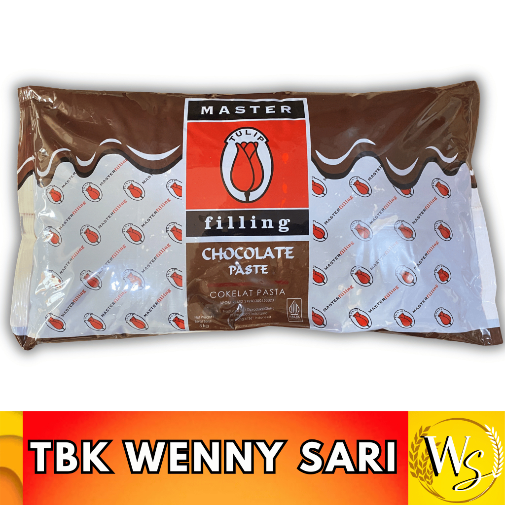 

SELAI COKELAT TULIP CHOCOLATE FILLING 5 KG