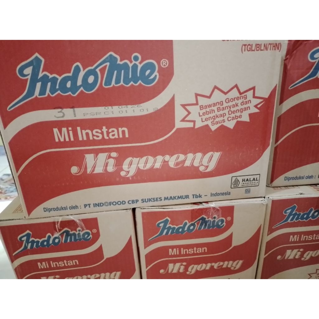 

Indomie Goreng Instan 1 Karton (isi 40 pcs)