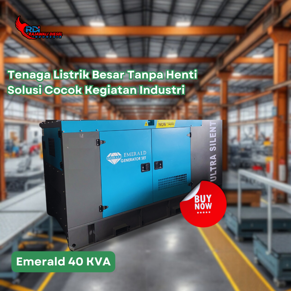 Genset 40 KVA Emerald Diesel Ultra Silent