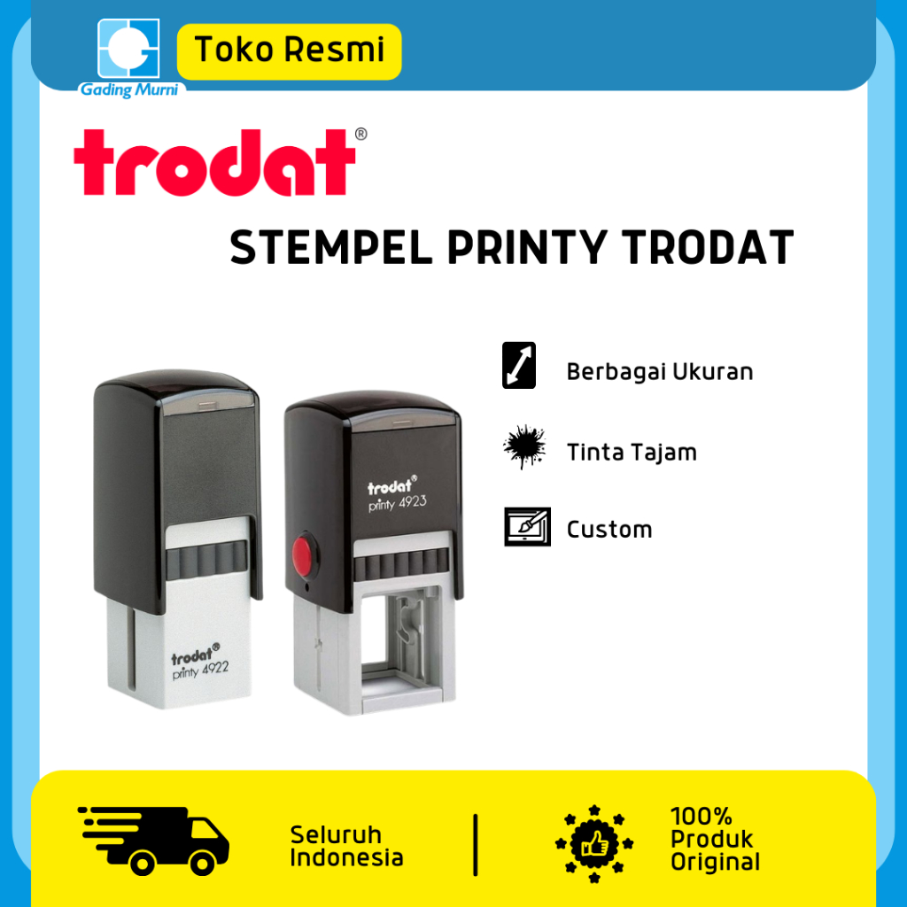 

Stempel Praktis Trodat | Stempel Custom | Awet & Anti Luntur