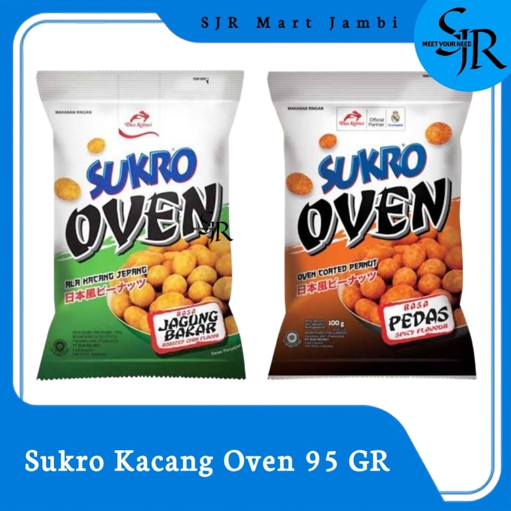 

[Snack] Sukro Kacang Oven Kemasan 180gr