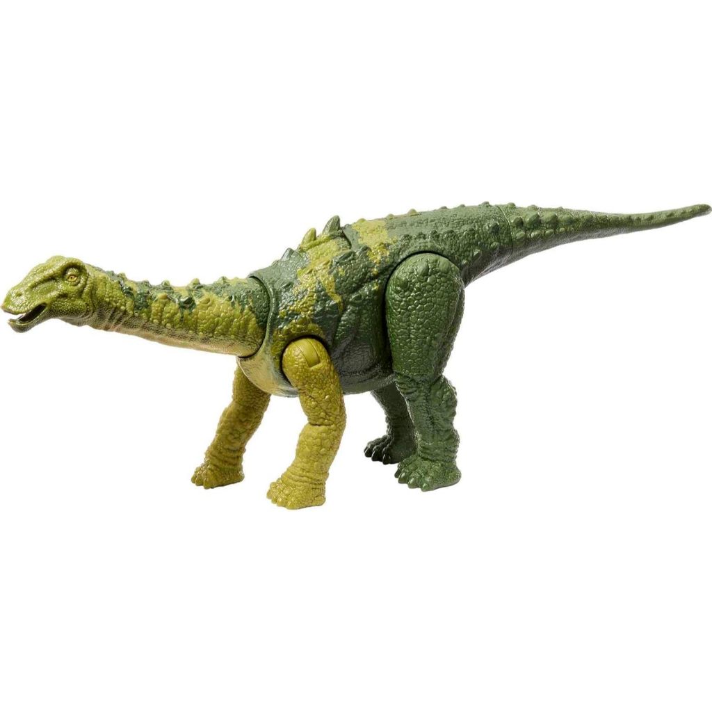 MATTEL JURASSIC WORLD WILD ROAR DINOSAUR TOY WITH SOUND & ATTACK MOVE, NIGERSAURUS POSABLE ACTION