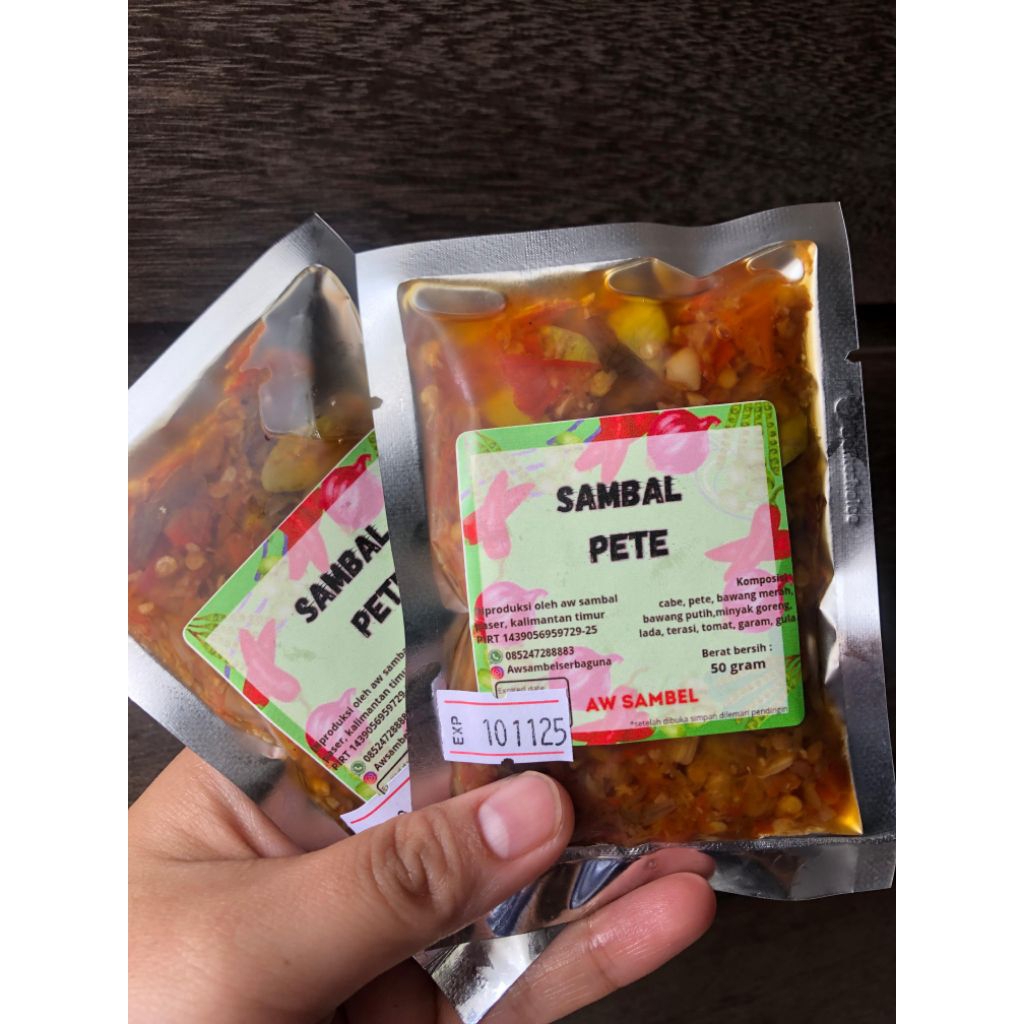

Sambal pete AW SAMBEL serbaguna