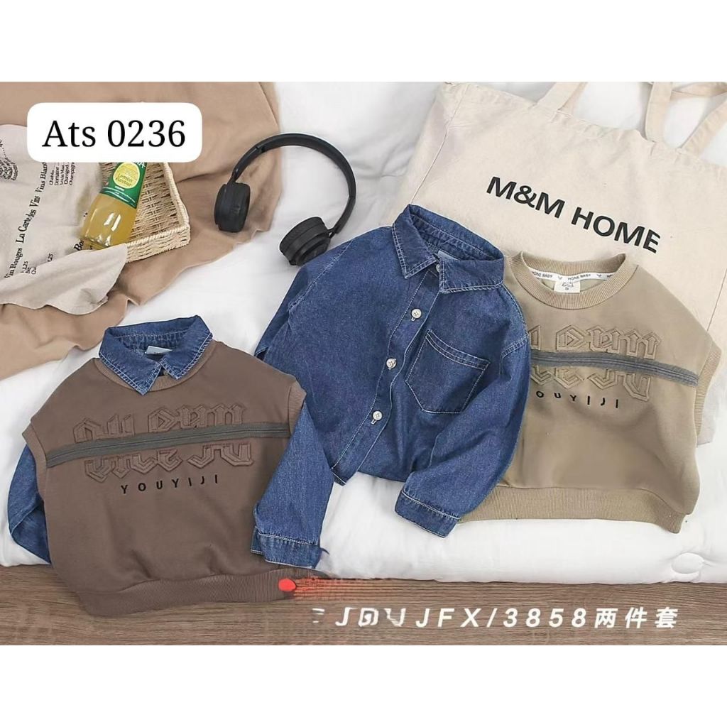 Atasan anak cowo rompi