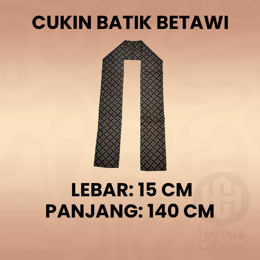 Selendang Cukin Batik Betawi - Cukin Betawi - Cukin Batik