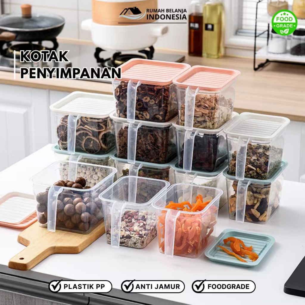 Kotak Penyimpanan Kulkas Container Storage Box Serbaguna - Kontainer Makanan Kecil