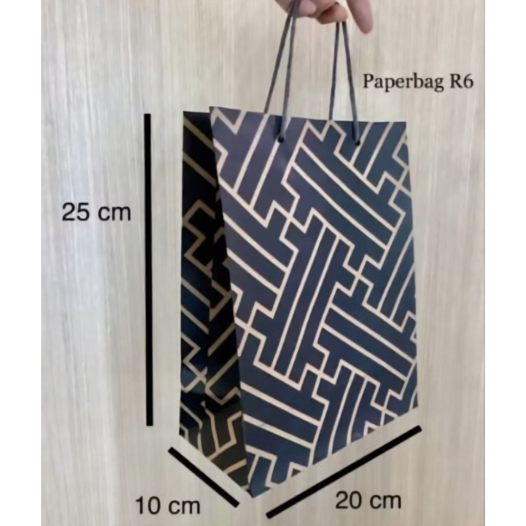 

Paperbag R6 motif minimalis