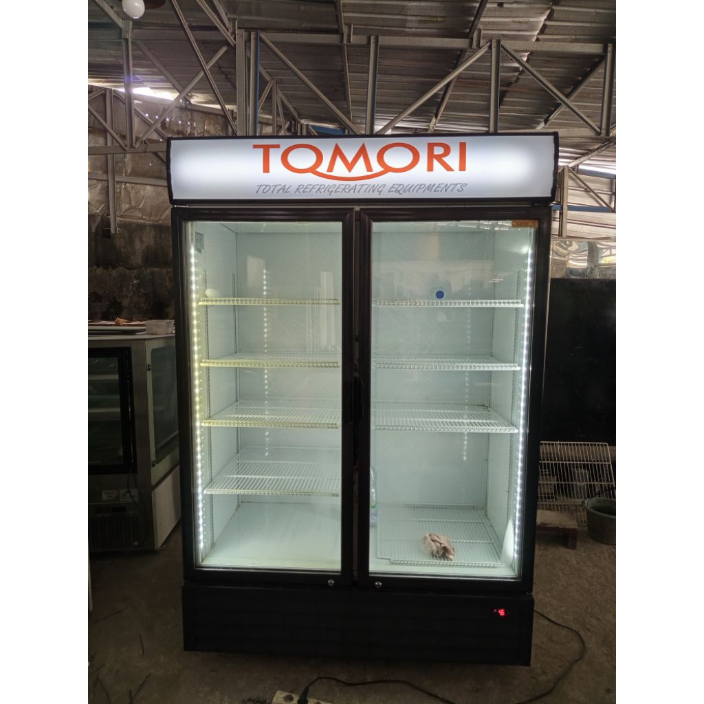 BEKAS SHOWCASE 2 PINTU 1200 LITER