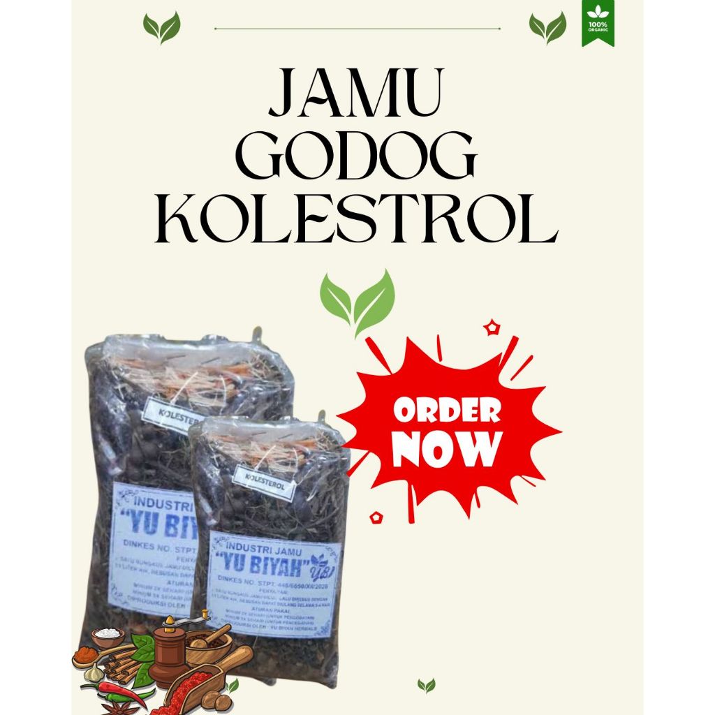 

KOLESTROL Jamu godog obat kolestrol herbal alami