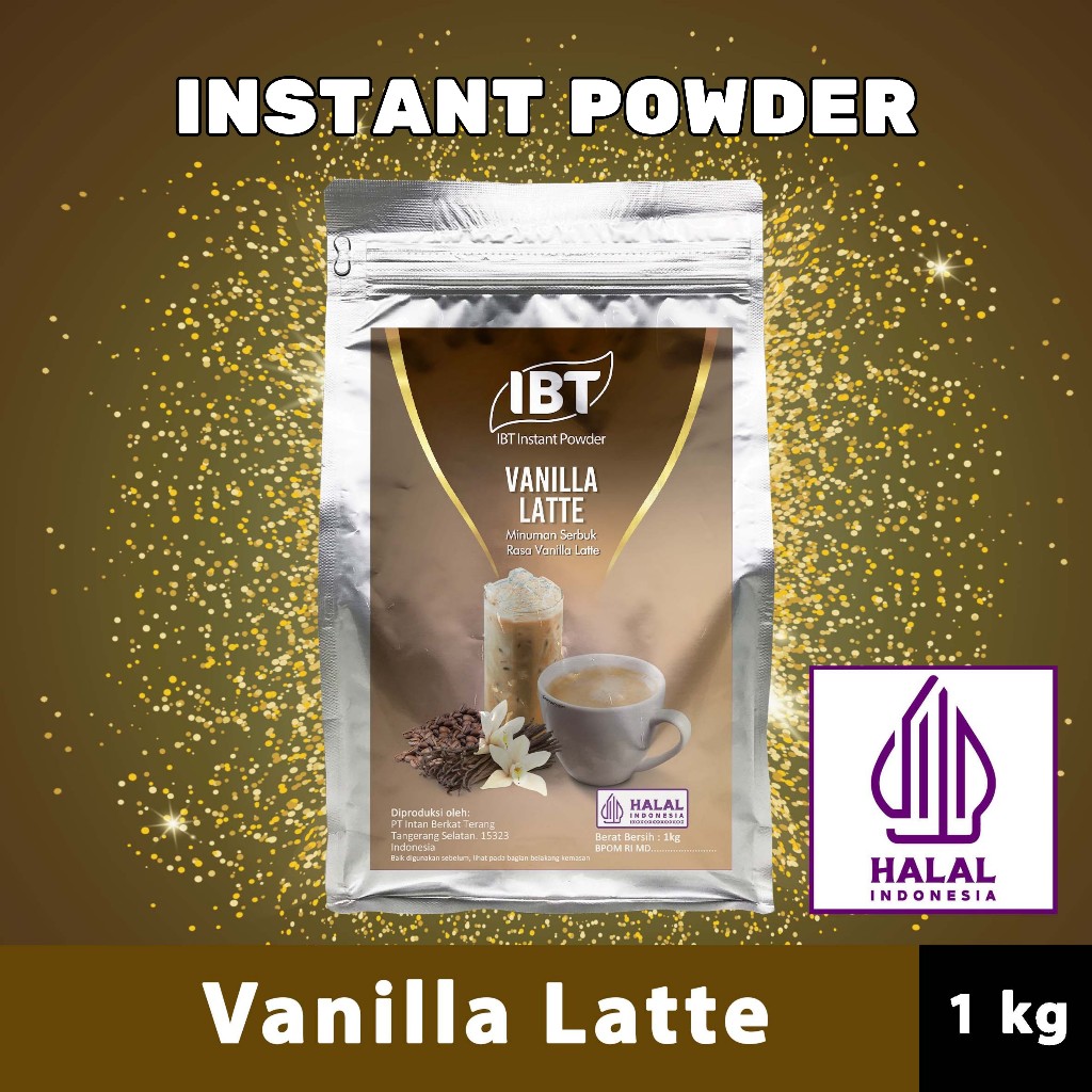 

Bahan Minuman Bubuk Rasa Vanilla Latte Serbuk Instant IBT Drink Powder
