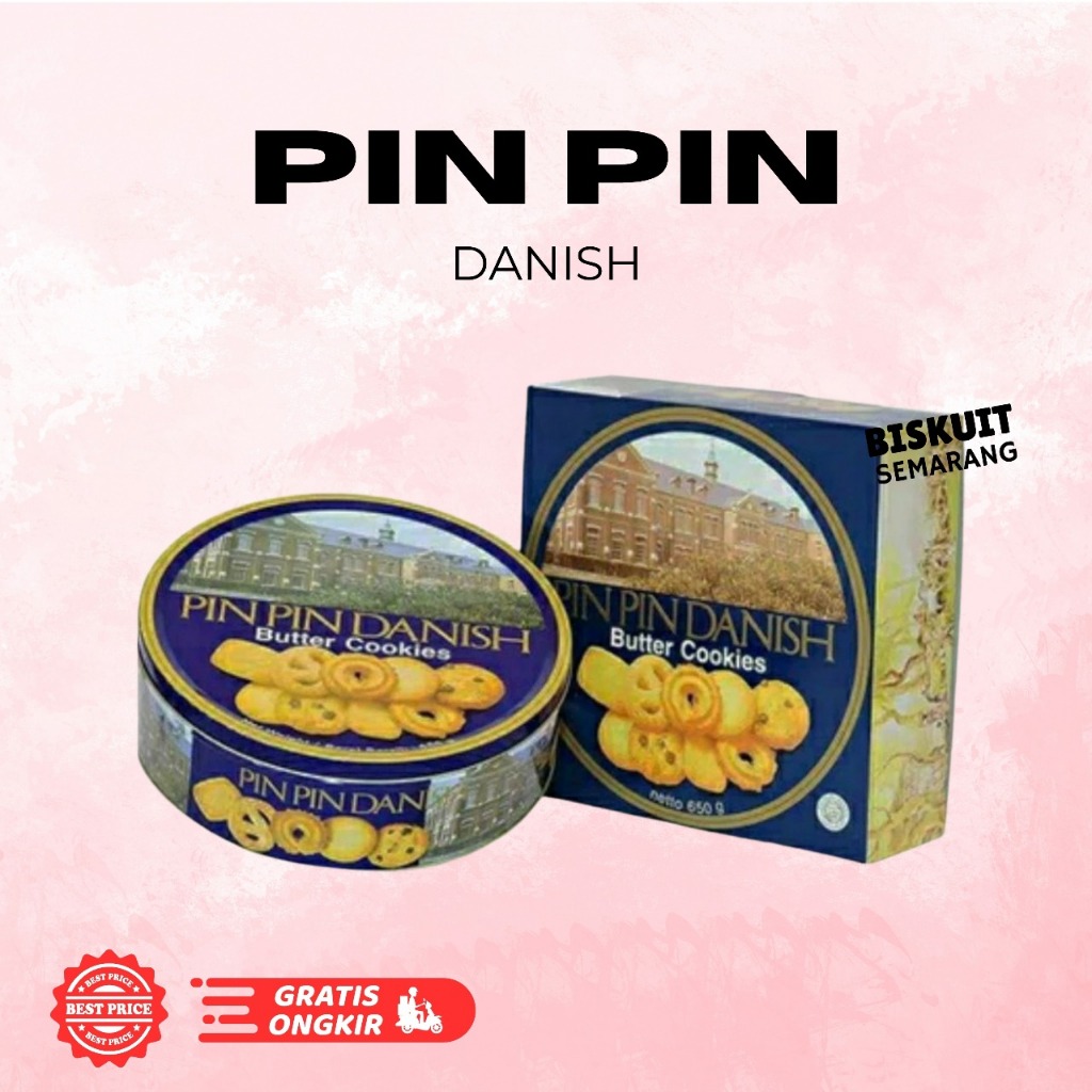 

Pin Pin Danish Butter Cookies 454g Pin Pin Butter Cookies Kaleng Bulat