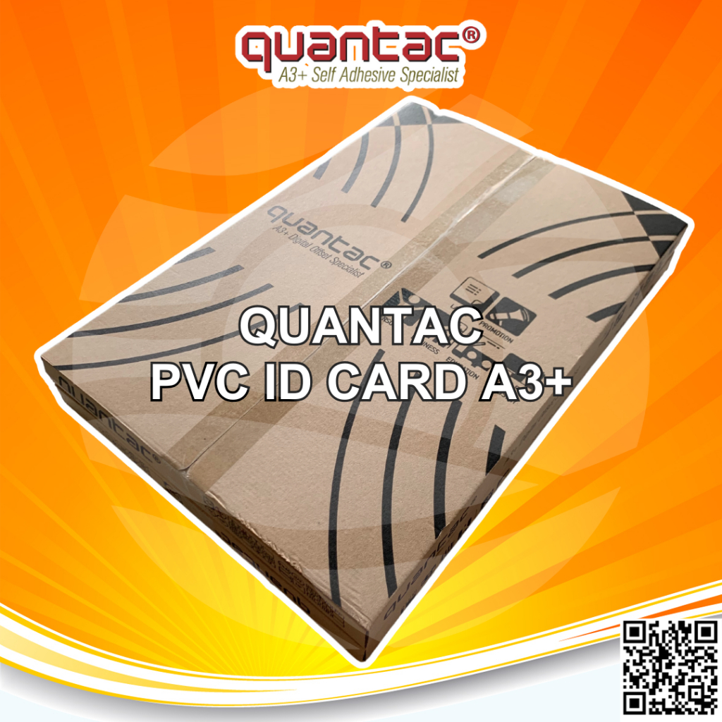 Quantac PVC Card 5 Pack Print Laser Toner A3+ ID Card 3 Layers