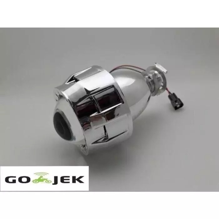 Projector Lensa HID 52 mm MH1 Mini Socket H1