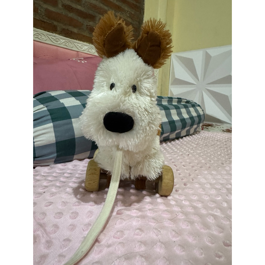 jellycat doggie ( roda kayu vintage )
