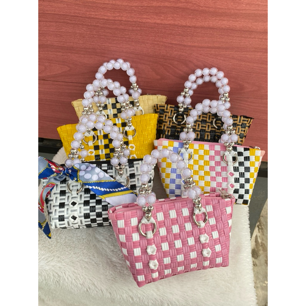 Tas Dompet Kecil Lucu Pegangan Mutiara Arkilik Cocok Untuk Kondangan Wanita Dilengkapi Furing Dan Re