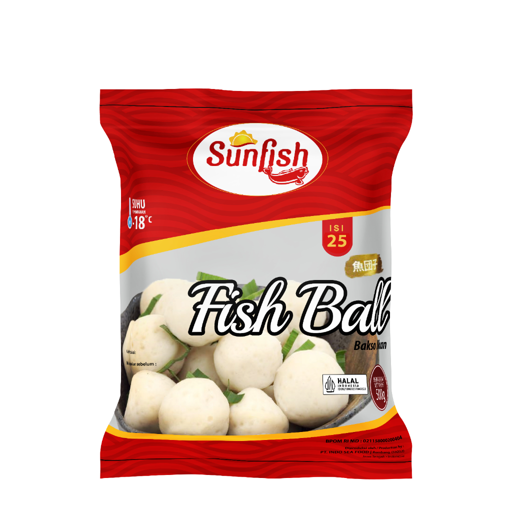

Sunfish Bakso Rebus (L) isi 25pcs 500 gram