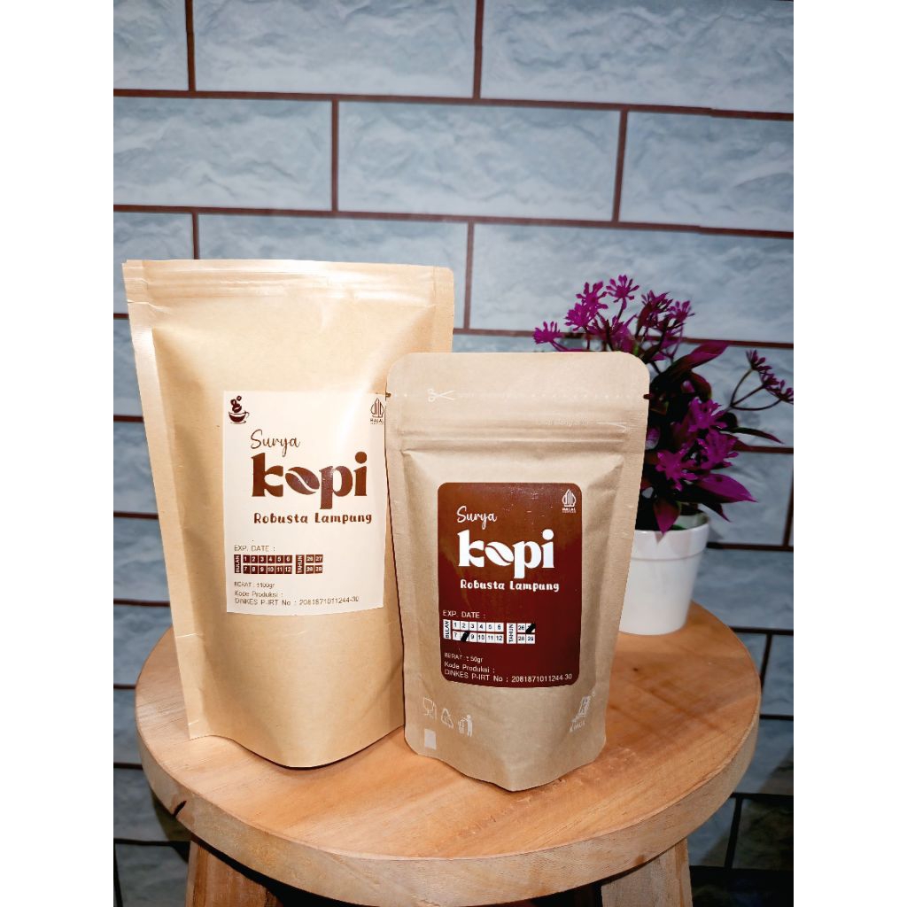 

Paket hemato Kopi Robusta 50gr dan 100gr