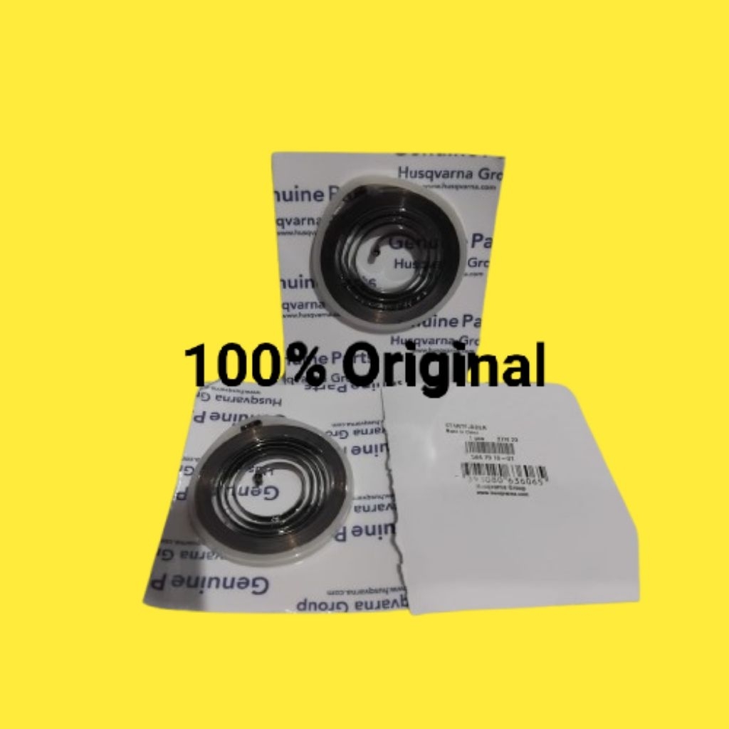 Pir Stater Pir Recoil Stater Rewind Spring Gergaji Kayu Chainsaw Husqvarna 16 Inchi 125 Original Hus