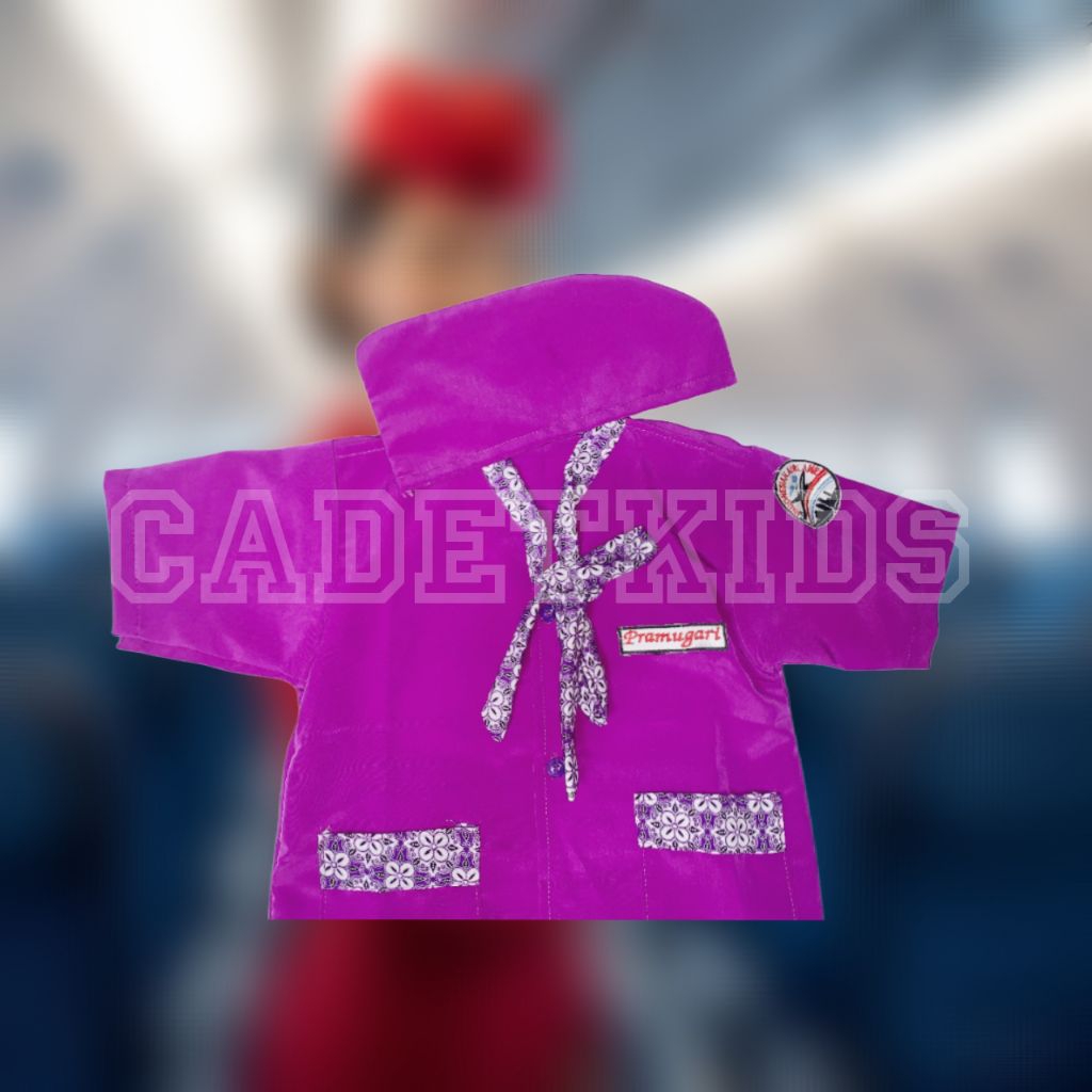 Baju Profesi Anak Pramugari Cilik / KOSTUM PRAMUGARI ANAK / BAJU KARNAVAL PRAMUGARI CILIK