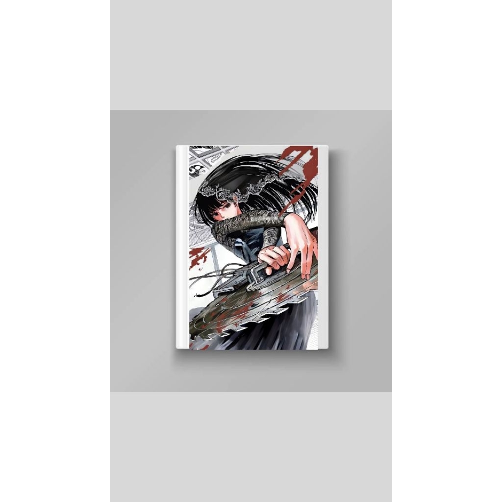 

Buku custom OSARAGI SAKAMOTO DAYS 38 lembar kertas HVS 75 gsm jilid glossy 230gsm