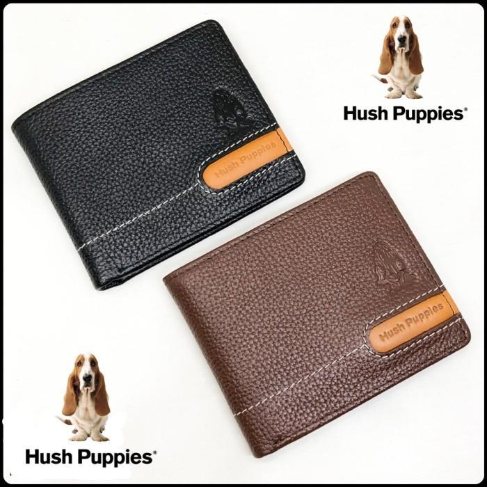 Hush Puppies Exclusive  Genuine Leather wallet dompet pria kulit asli 424sk hss
