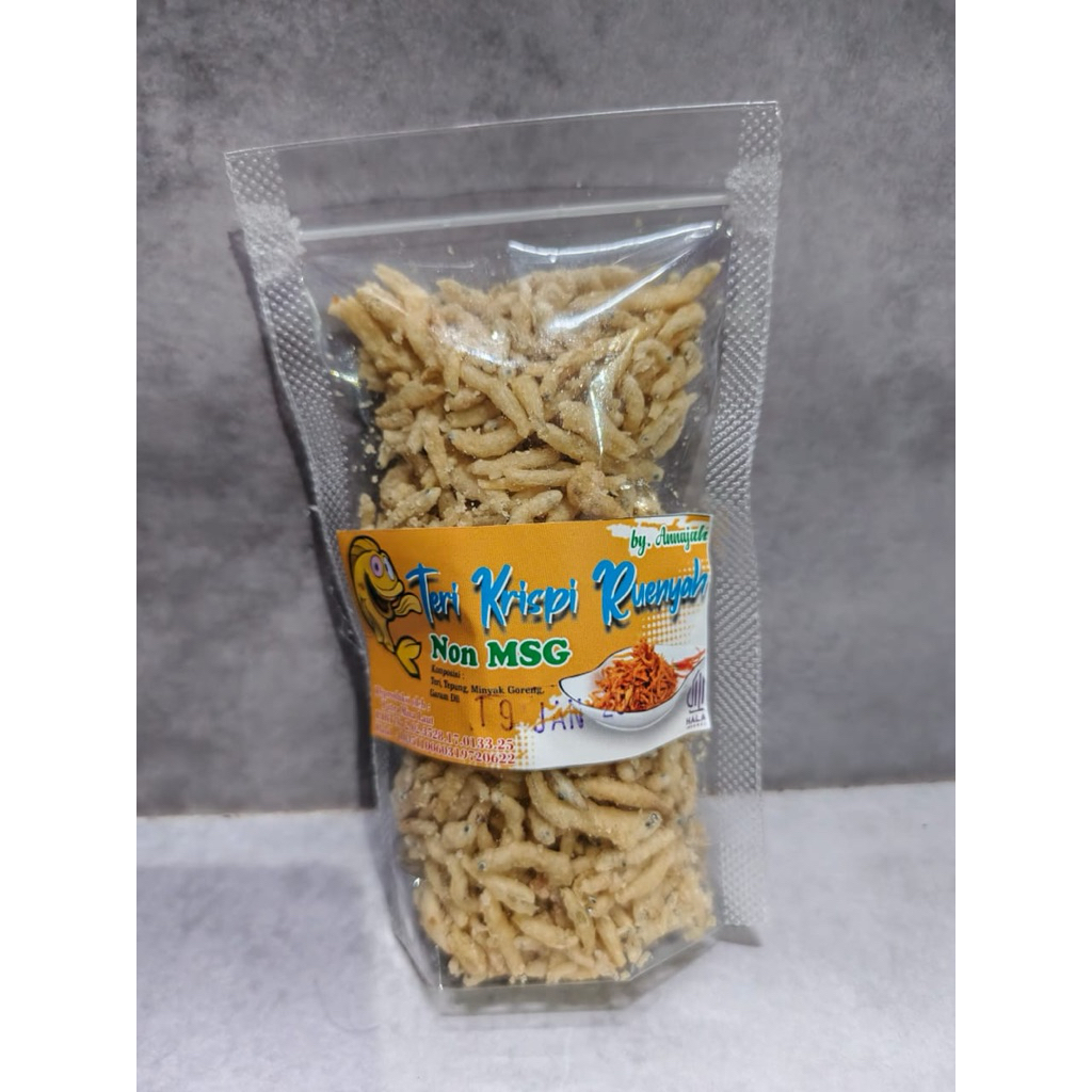 

Teri Crispy Ruenyah Super kemasan 50gram by Annajah