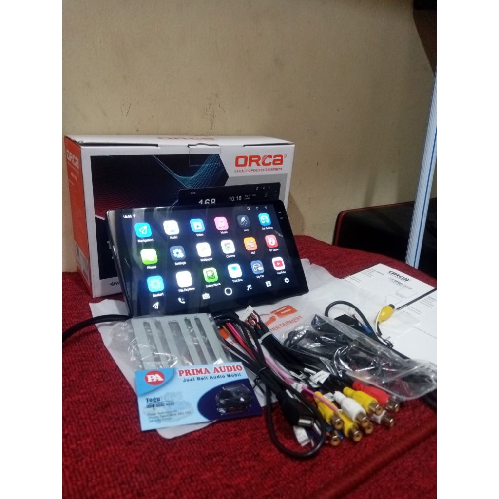Head unit orca ecolite series ram 4GB+64GB,10inc