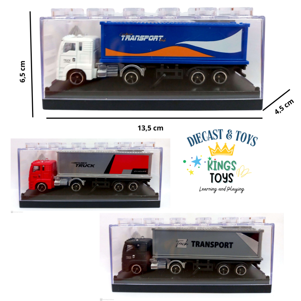 Diecast Akrilik Truck Container Bahan Besi Termurah