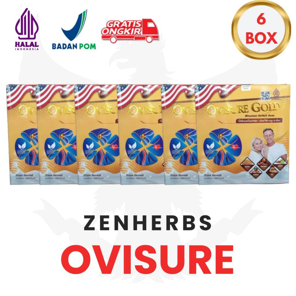

Paket 6 Box Susu Ovisure Gold Kemasan Terbaru Milk Susu Obat Tulang Dan Sendi