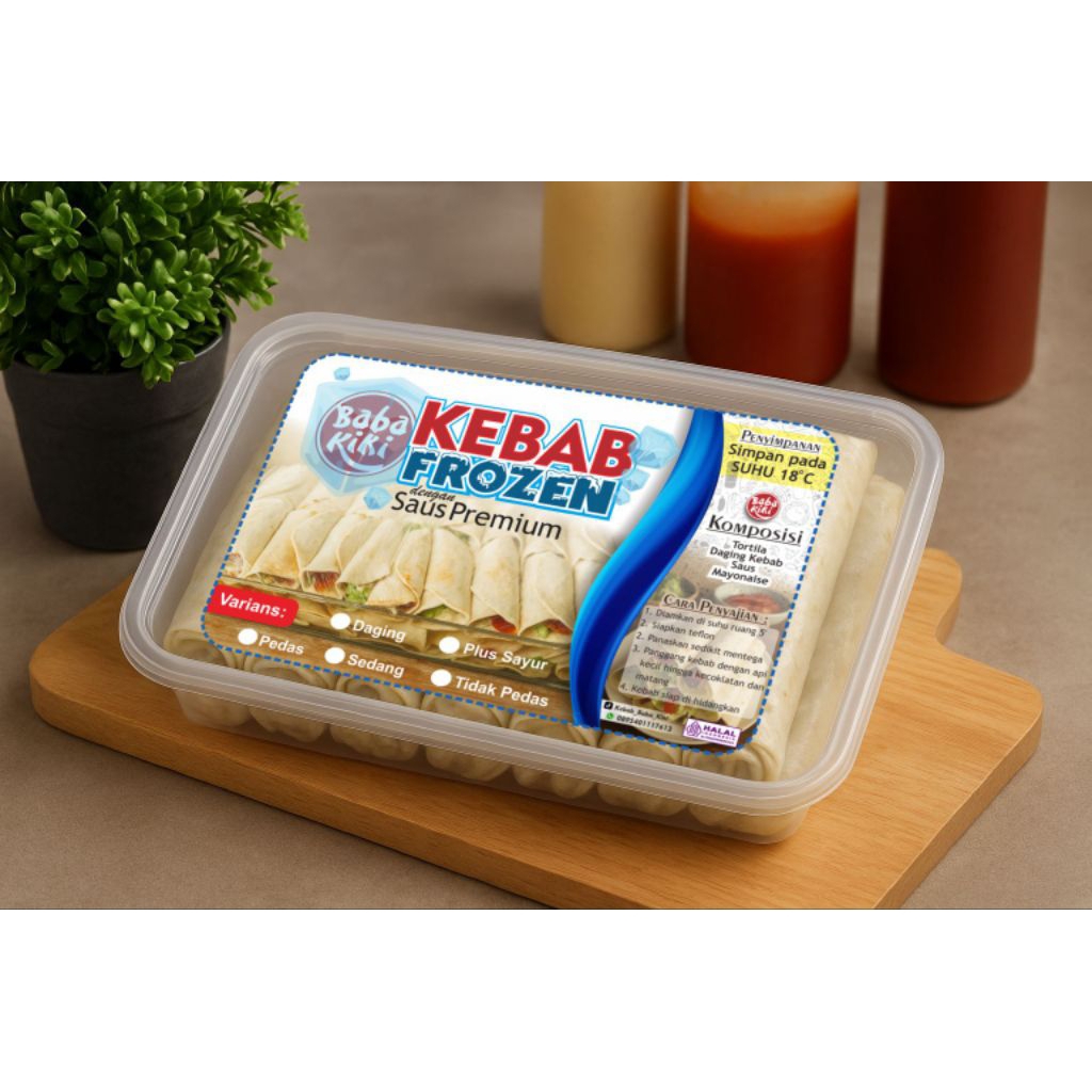

KEBAB FROZEN SAUS PREMIUM BABA KIKI
