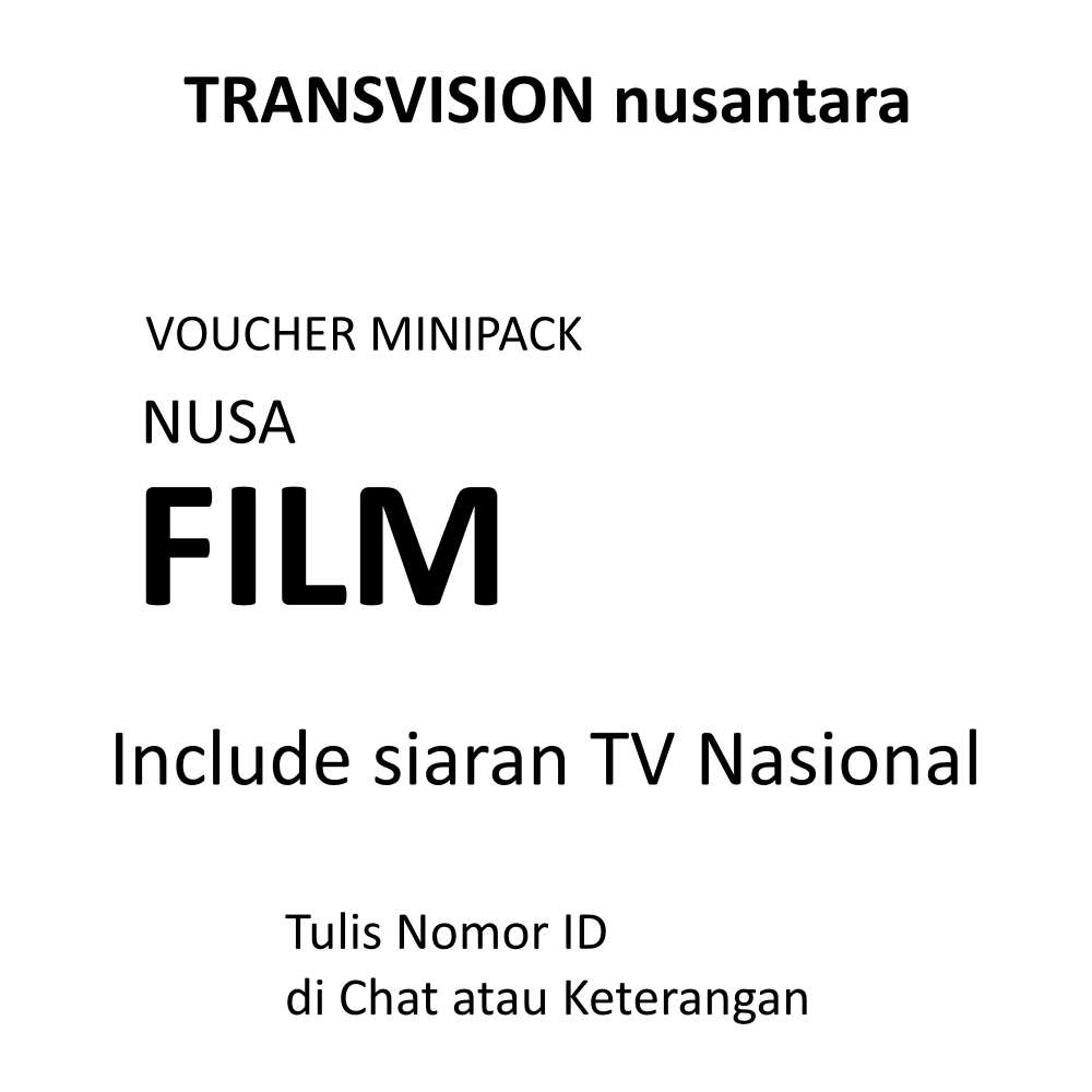 NUSANTARA HD PAKET NUSA FILM