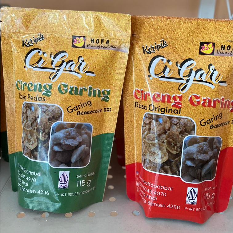 

HOFA - Cigar Cireng Garing Original Pedas 115gr
