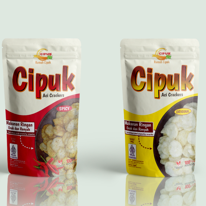 

Cipuk Aci Kerupuk Pedas Gurih 145gr