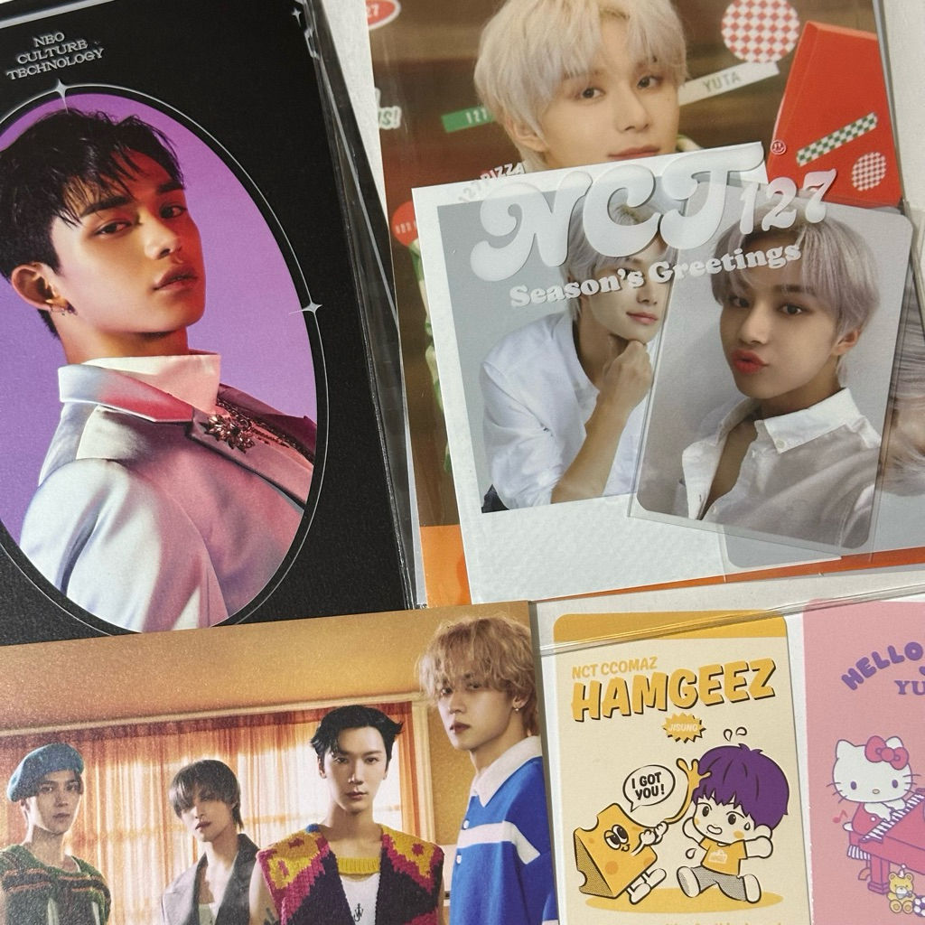 nct clearance sale ♡ photocard pc sanrio tc yuta ten jungwoo 127 photopack postcard wayv kick back l