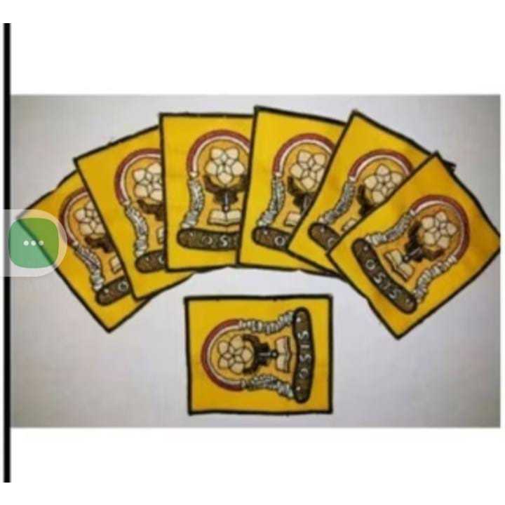 Badge Bordir Sekolah SD SMP SMA–Emblem Bordir Seragam Sekolah SD SMP SMA– Badge Bordir Seragam