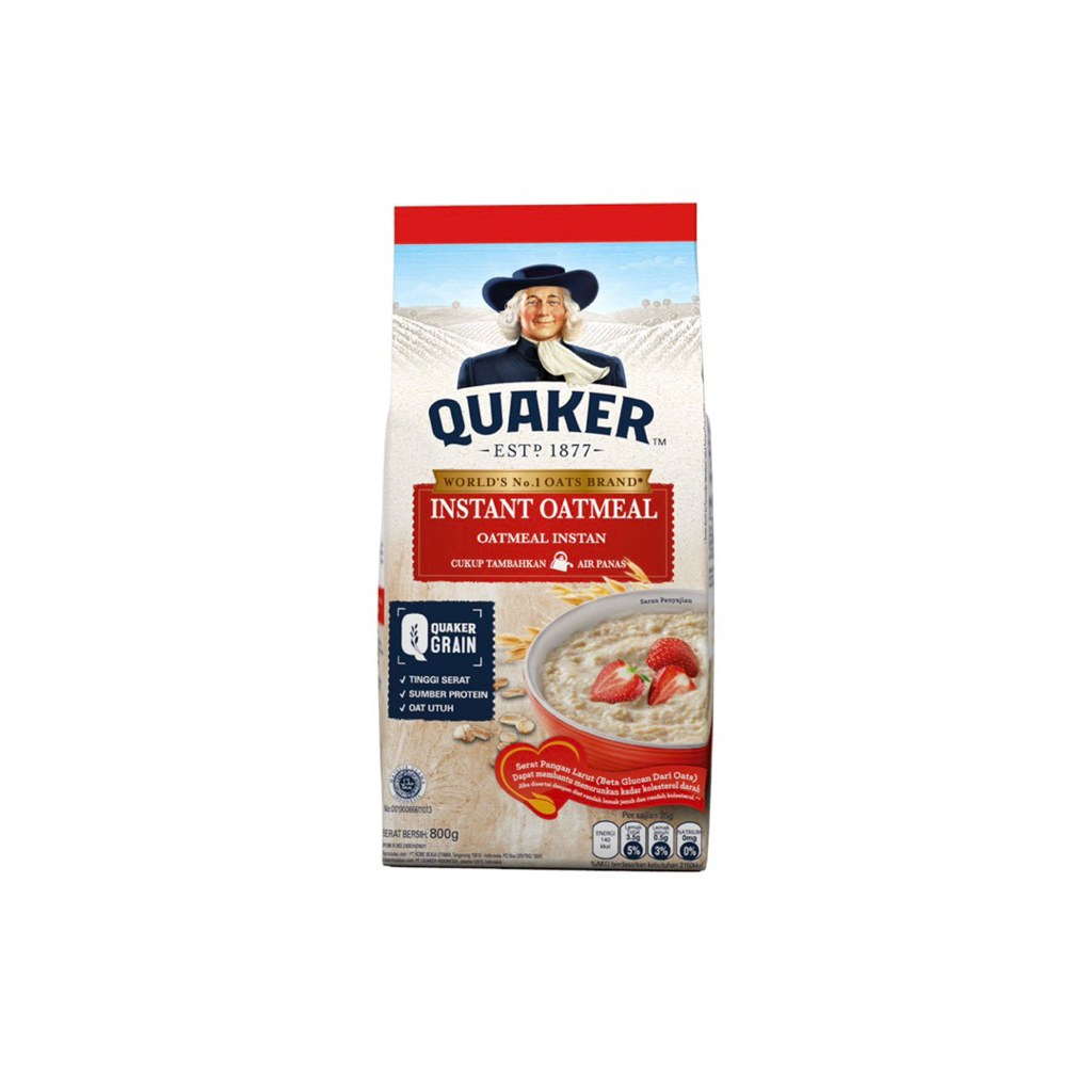 

Quaker Terbuat 100 % dari Oat Oatmeal Instan 800 gram
