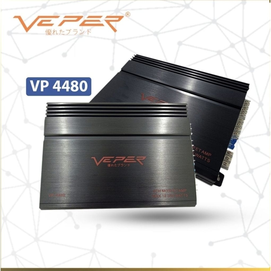 Power 4ch Audio Veper VP4480 New, Kualitas Bagus