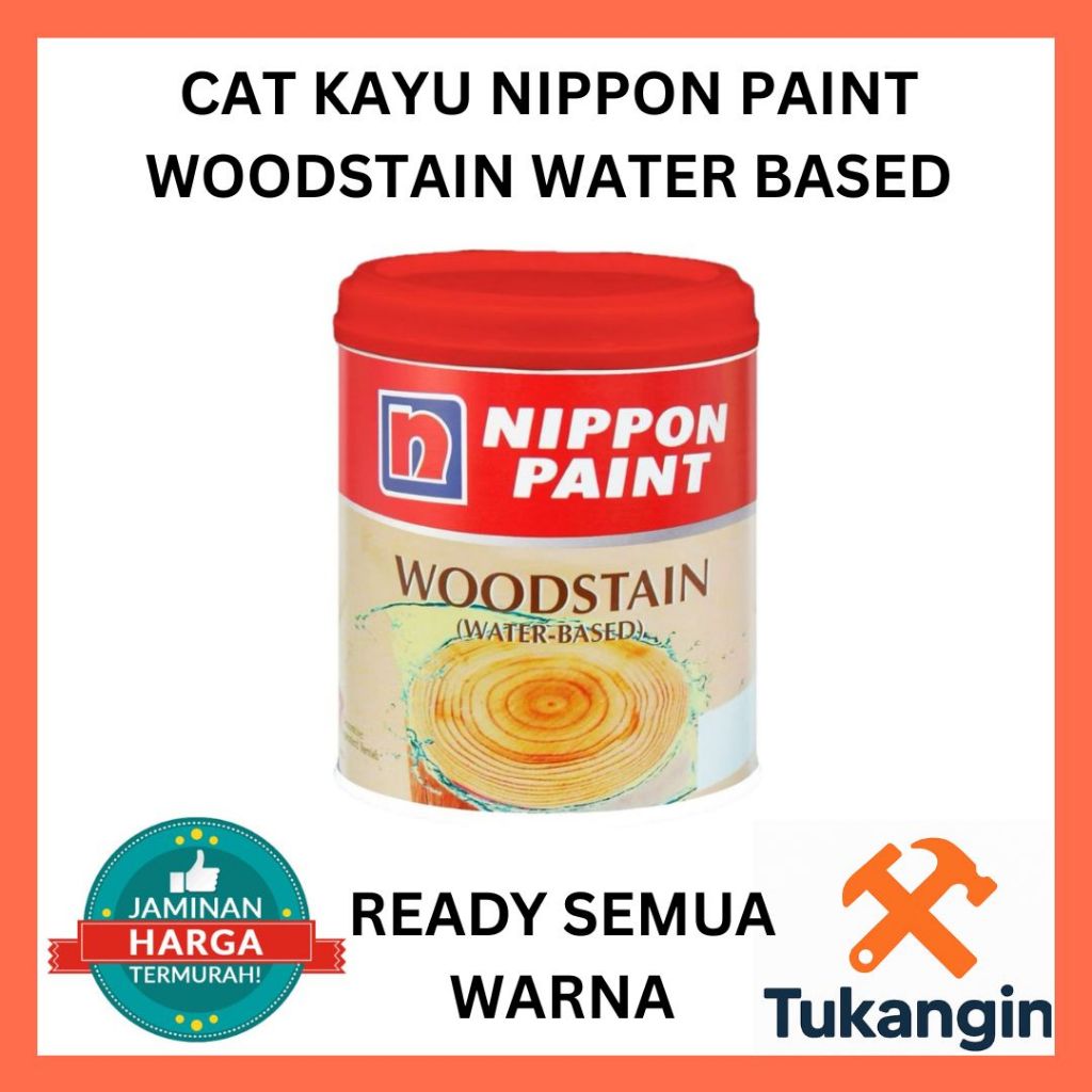 Nippon Paint Woodstain Cat Kayu & Besi – Cat Pelapis Transparan Finishing