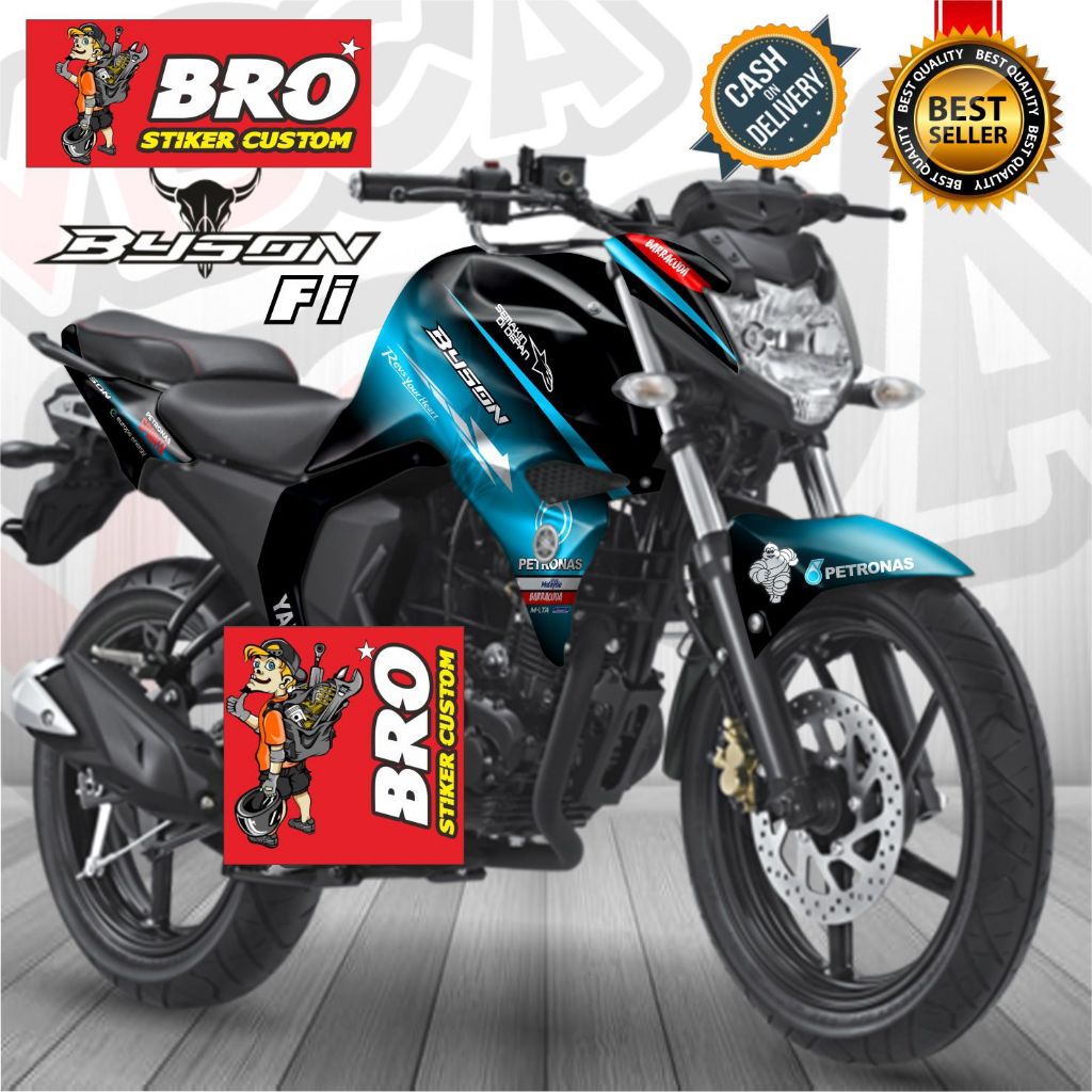 Decal Byson Fi Fullbody Motif Petrns Series  Motorcycle - Stiker Fullbody Byson Fi Bisa COD