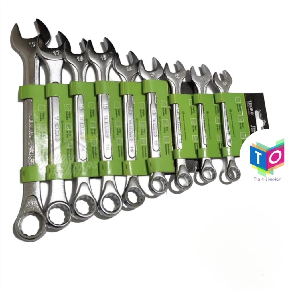 Kunci Ring Pas Tekiro / Kunci Kombinasi Tekiro 10mm 12mm 14mm 17mm 19mm Kunci Ring Tekiro