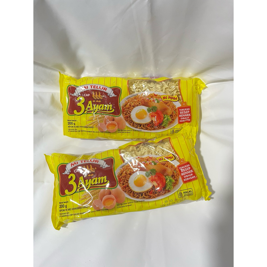 

Mi Telur Cap 3Ayam 200g