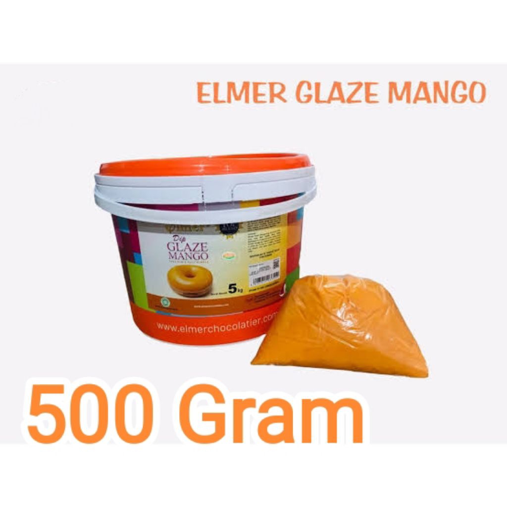 

Elmer Dip Glaze 500 GRAM rasa mangga selai olesan isian donat cake kue