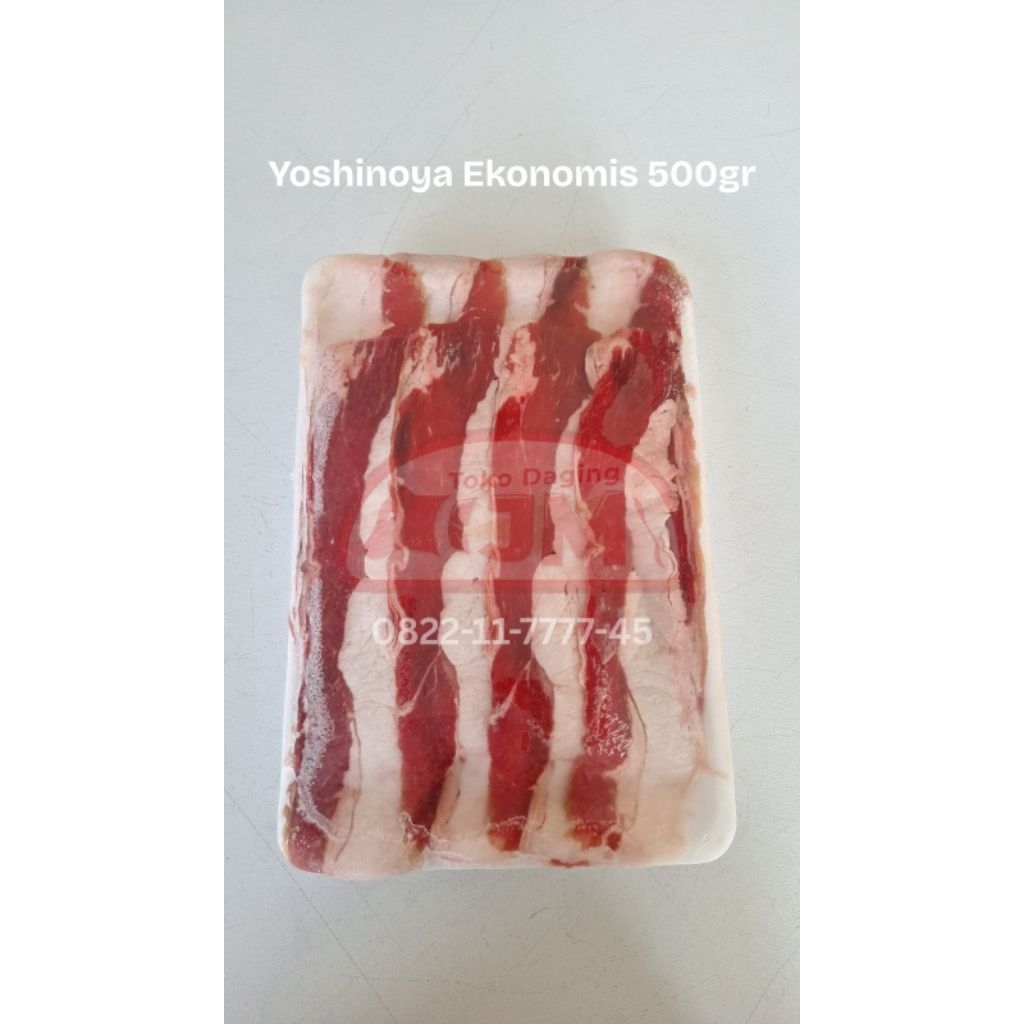 

Daging Slice Yoshinoya Ekonomis Beef Slice 500gr