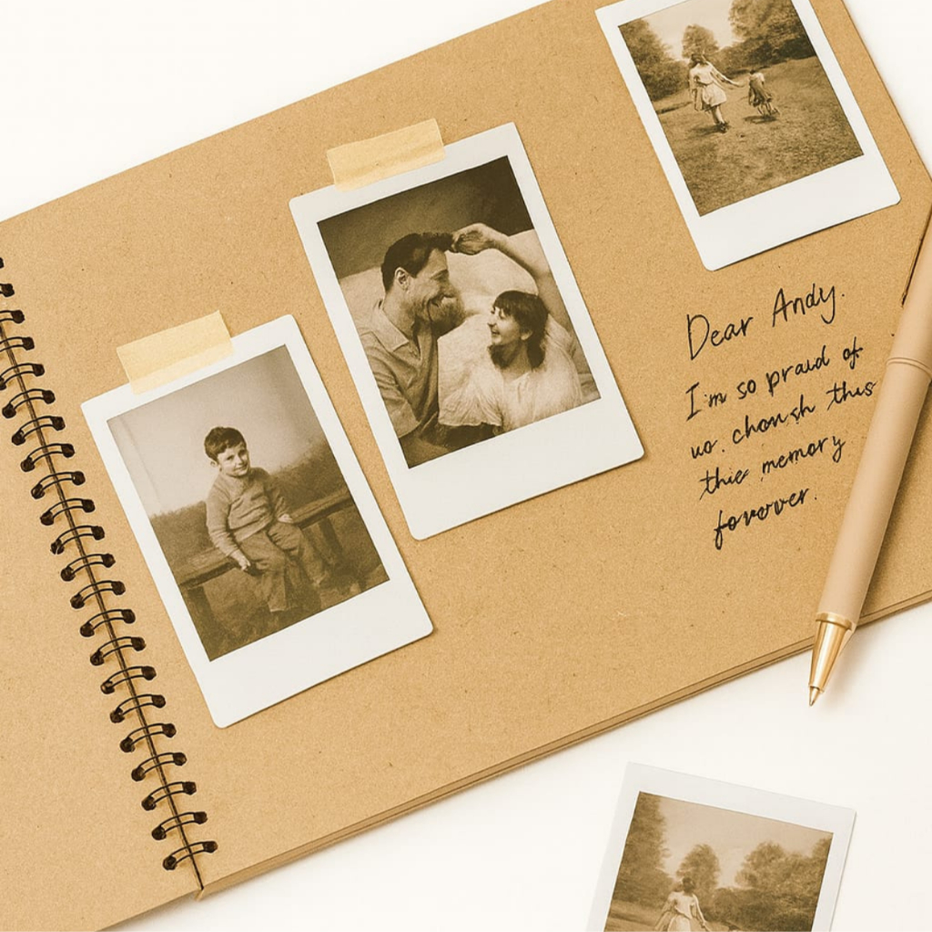 

Scrapbook Retro Aesthetic A5 – 500 GSM, Murah & Estetik