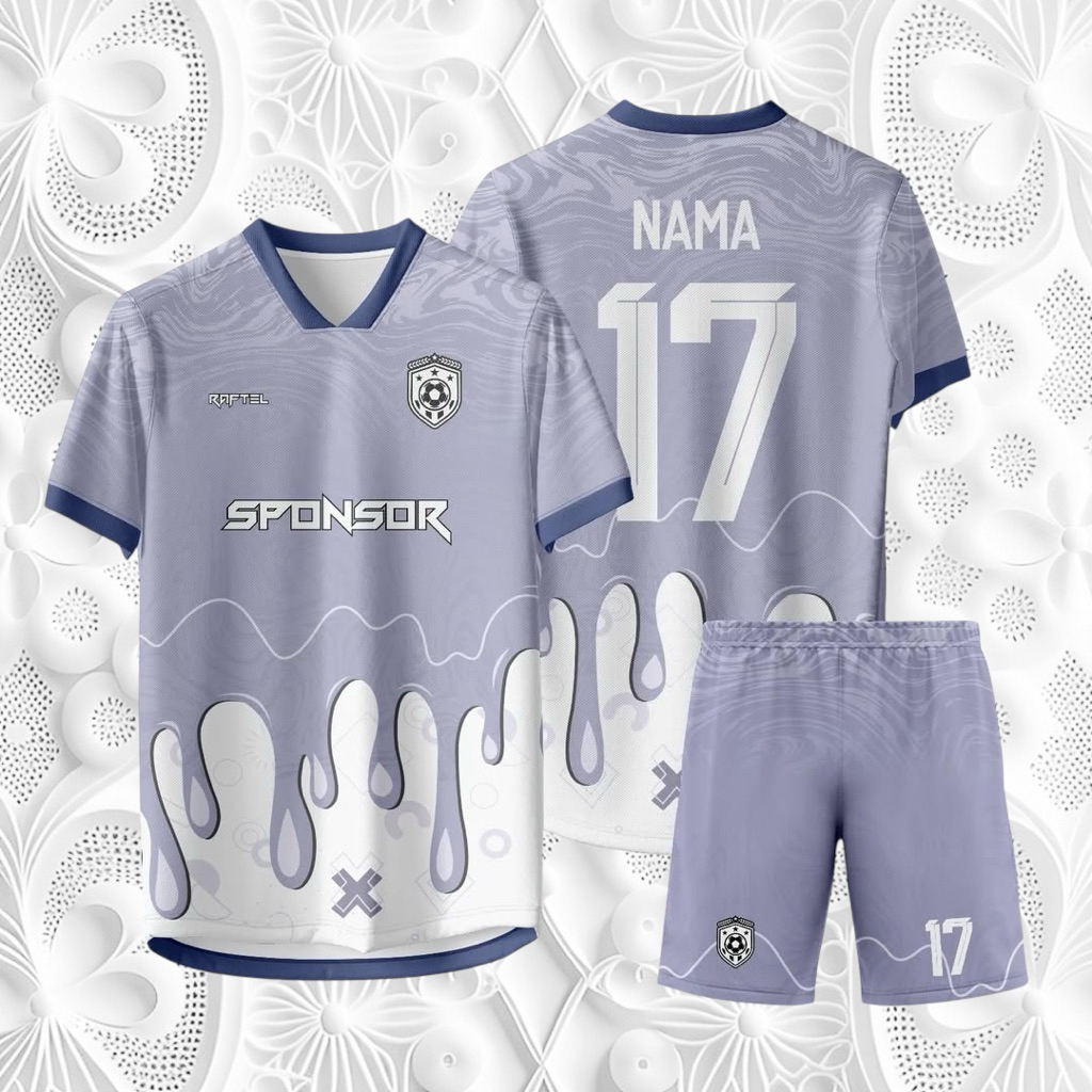 jersey sepak bola / jersey futsal / jersey voli gratis costum desain bahan premium (bisa satuan)