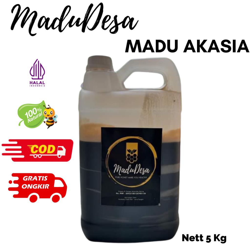 

Madu Asli Murni Madu Akasia 5Kg
