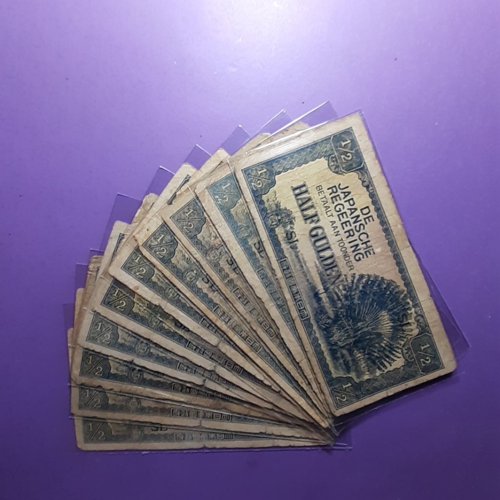 Uang djr setengah gulden