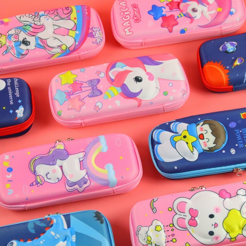 

TEMPAT PENSIL 3D ANAK KARTUN STATIONERY UNIK LUCU